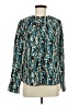 BOSS by HUGO BOSS Teal Long Sleeve Blouse Size 8 - photo 1