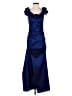 Xscape Blue Cocktail Dress Size 8 - photo 1