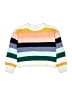 Gap Kids Stripes White Pullover Sweater Size 6 - 7 - photo 1