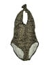 Miraclesuit Animal Print Gold One Piece Swimsuit Size 8 - photo 1