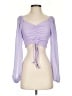 Shein Purple Long Sleeve T-Shirt Size S - photo 1