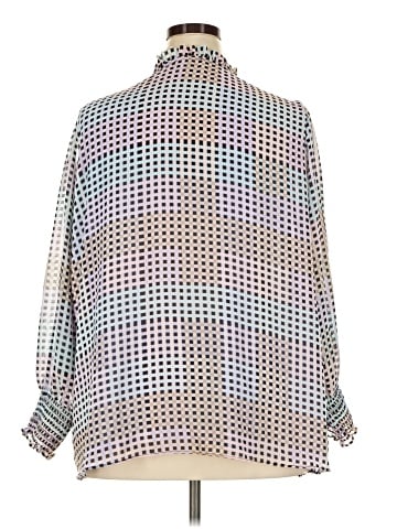 Calvin Klein Long Sleeve Blouse (view 2)