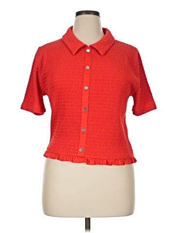 Ann Taylor LOFT Short Sleeve Blouse (view 1)