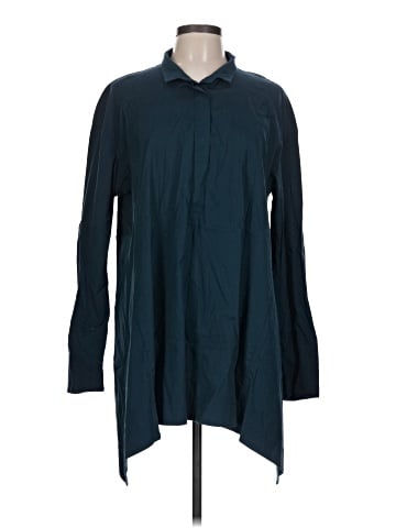Lafayette 148 New York Long Sleeve Button-Down Shirt (view 1)