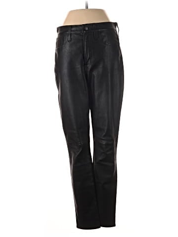 Madewell 10" High-Rise Skinny Jeans: Leather Edition (view 1)