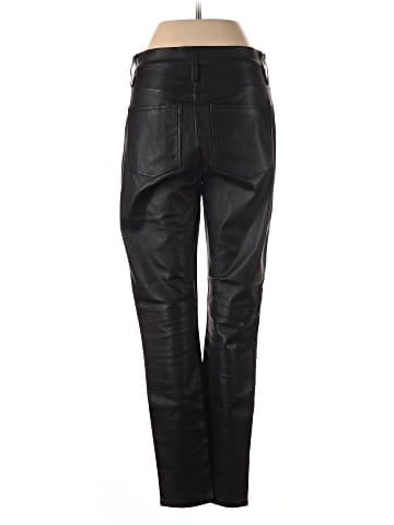 Madewell 10" High-Rise Skinny Jeans: Leather Edition (view 2)