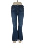 Zara Chevron-herringbone Blue Jeans Size 12 - photo 1