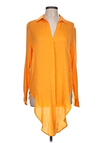 Nouvelle Long Sleeve Silk Top (view 1)
