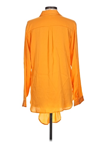 Nouvelle Long Sleeve Silk Top (view 2)
