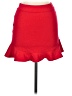 Unbranded Solid Red Casual Skirt Size M (estimated) - photo 1