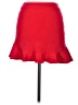 Unbranded Solid Red Casual Skirt Size M (estimated) - photo 2
