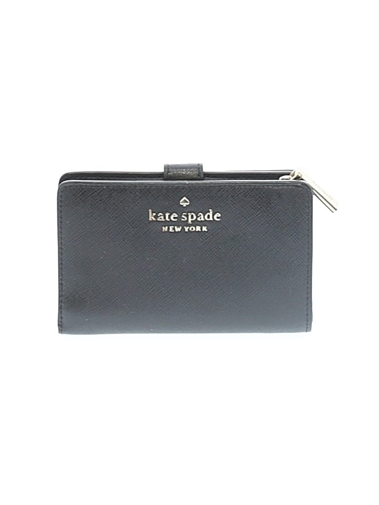 Pre-owned Kate Spade New York Leather Wallet In Black