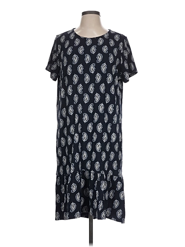 Pre-owned Jjill Casual Dress In Blue