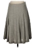 AKRIS 100% Viscose Solid Gray Casual Skirt Size EU (FR) 36 / US 4 - photo 2