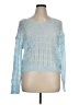 Francesca's 100% Acrylic Blue Pullover Sweater Size XL - photo 1