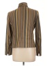 Akris Punto 100% Wool Stripes Gold Wool Blazer Size 10 - photo 2