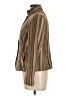 Akris Punto 100% Wool Stripes Gold Wool Blazer Size 10 - photo 5