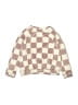 Cat & Jack Checkered-gingham Pink Pullover Sweater Size 6 - photo 2