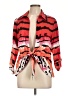 Mishca 100% Cotton Red 3/4 Sleeve Blouse Size L - photo 1