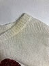 Wildfox Kids Graphic Hearts Ivory Pullover Sweater Size 14 - photo 3