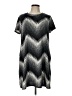 Apt. 9 Chevron-herringbone Gray Casual Dress Size L - photo 1