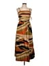 MSK 100% Cotton Camo Brown Casual Dress Size L (petite) - photo 1