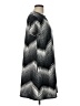 Apt. 9 Chevron-herringbone Gray Casual Dress Size L - photo 4