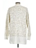 Nine West Animal Print Ivory Pullover Sweater Size L - photo 2