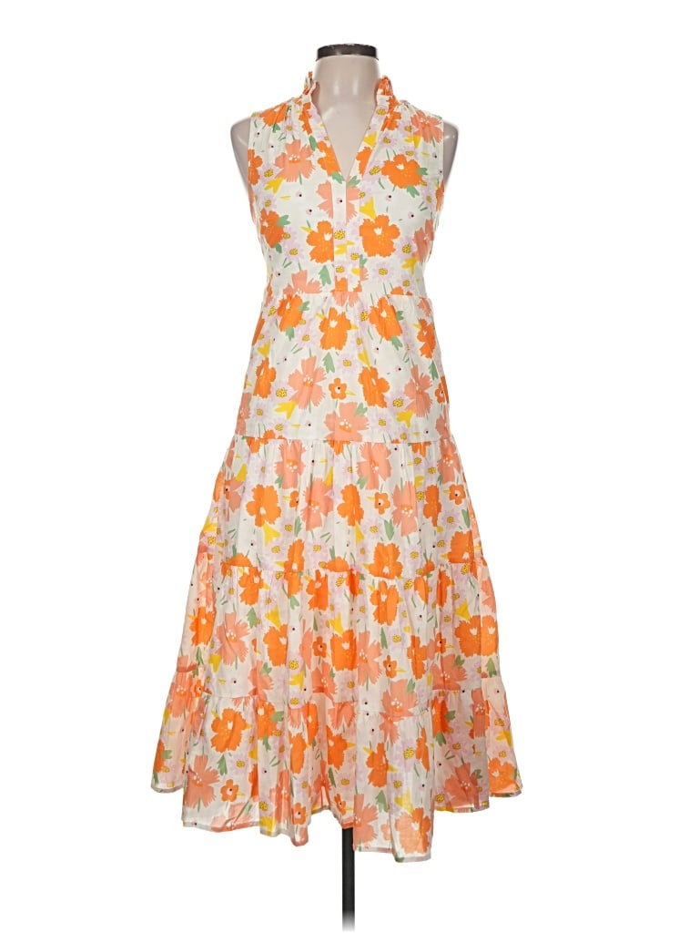 Pre-owned Karlie Casual Dress In Orange