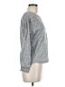 Splendid Metallic Gray Pullover Sweater Size M - photo 4