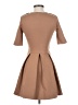 Zara Solid Tan Casual Dress Size XS - photo 2