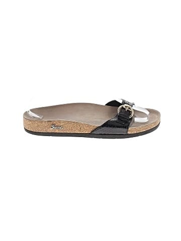 Gucci Viper-Trim Cork Slip On Sandals (view 1)