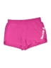 Reebok 100% Polyester Hearts Pink Athletic Shorts Size M - photo 1