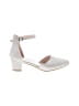 Assorted Brands Silver Heels Size 4 - photo 1