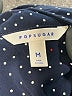 POPSUGAR 100% Polyester Polka Dots Blue Casual Dress Size M - photo 7