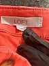 Ann Taylor LOFT Solid Pink Orange Shorts Size 12 - photo 3