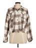 Altar'd State 100% Cotton Plaid Ivory Jacket Size M - photo 1