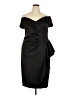 Xscape Black Cocktail Dress Size 18W - photo 1