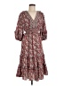 Max Studio Paisley Burgundy Casual Dress Size M - photo 1