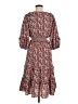 Max Studio Paisley Burgundy Casual Dress Size M - photo 2
