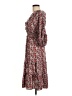 Max Studio Paisley Burgundy Casual Dress Size M - photo 5
