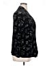 Notations Black Long Sleeve Top Size 1X - photo 4