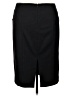 Nine West Solid Black Formal Skirt Size 14 - photo 2