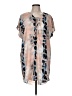 Buddy Love Animal Print Snake Print Blue Casual Dress Size M - photo 1