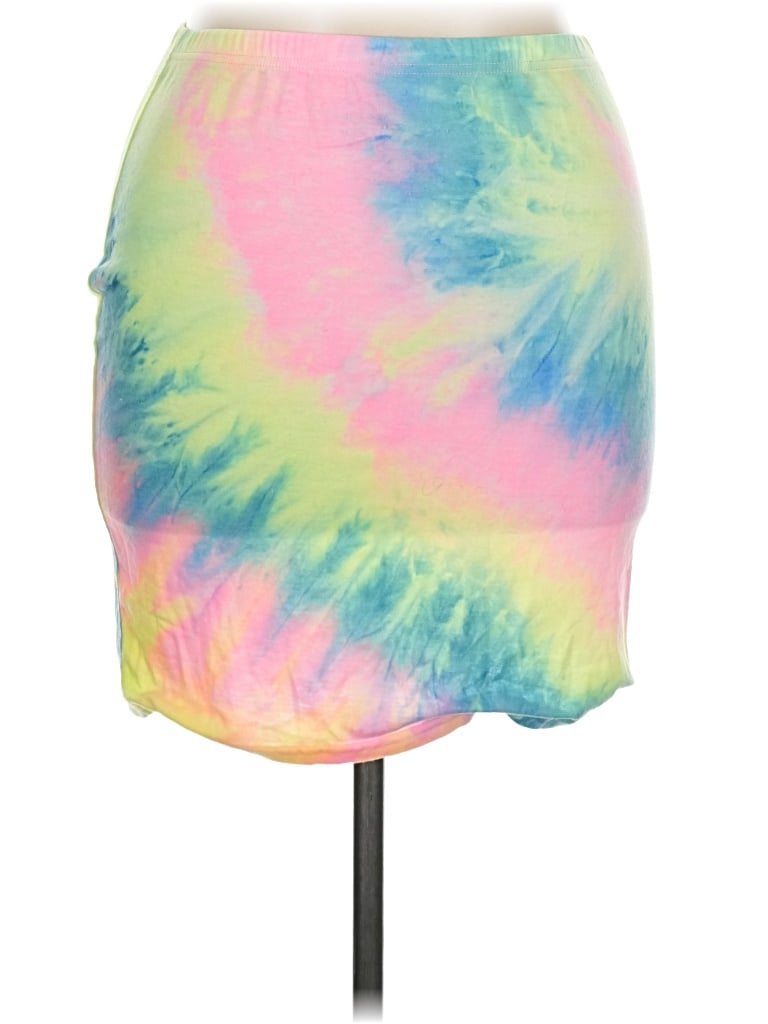 Pre-owned Shein Curve Casual Skirt In Pink