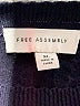 Free Assembly Solid Blue Sweater Vest Size XL - photo 7