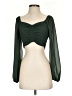 Shein Green Sleeveless Blouse Size 4 - photo 1