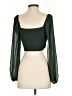 Shein Green Sleeveless Blouse Size 4 - photo 2