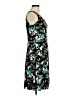 Perceptions Floral Black Casual Dress Size M - photo 4