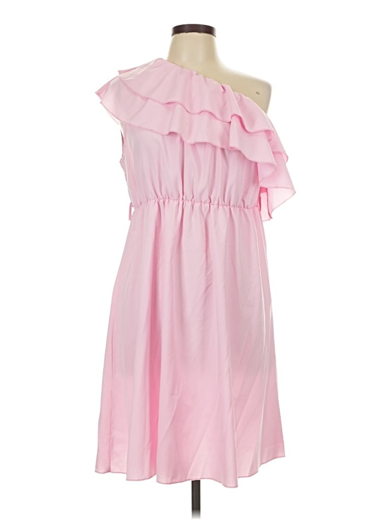 Pre-owned Shein Curve Cocktail Dress In Pink